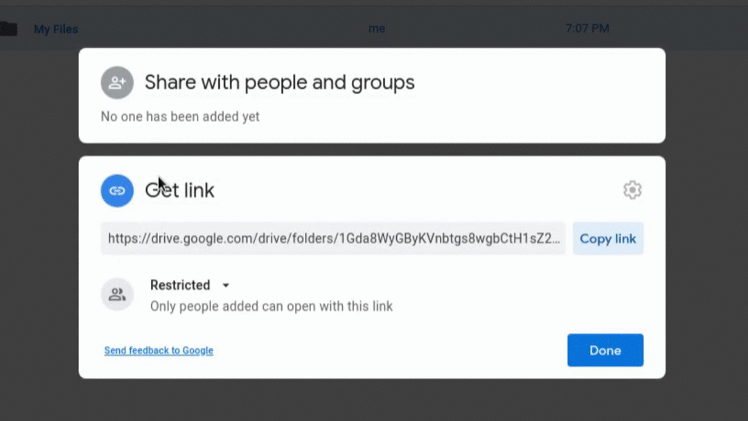 Compartir en Google Drive
